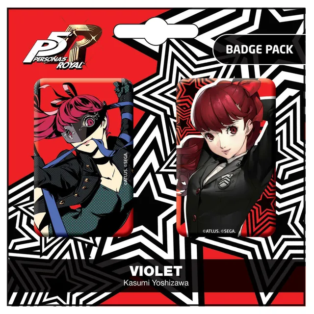 persona-5-royal-ansteck-buttons-violet-kasumi-doppelpack image 1