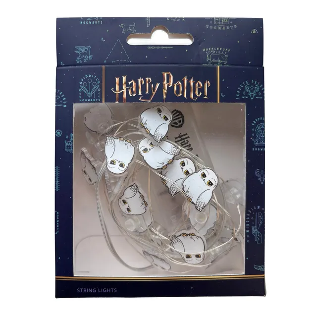 elbenwald-harry-potter-hedwig-lichterkette-eulen-deko image 1