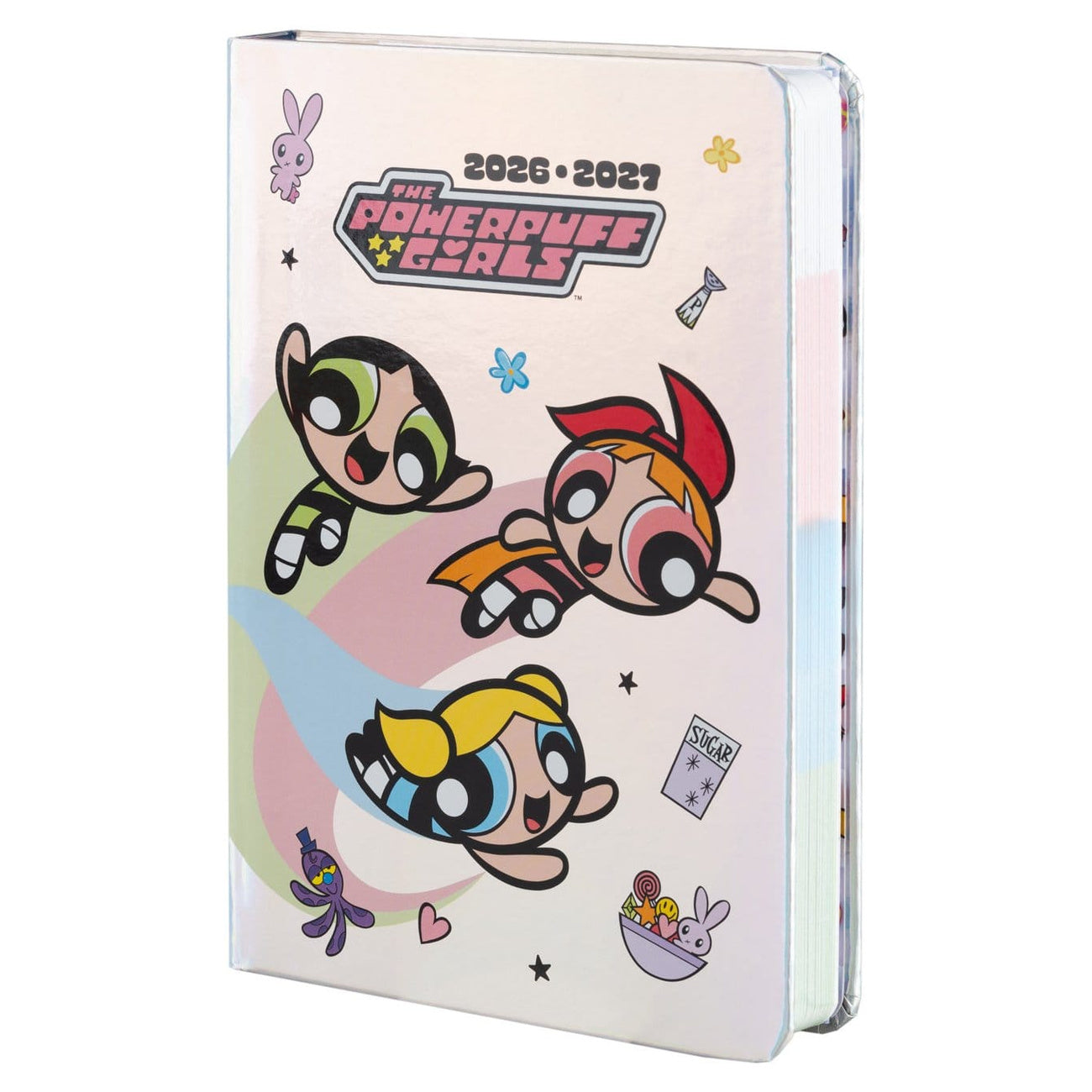 elbenwald-powerpuff-girls-planer-2026-27-a6-hardcover image 1