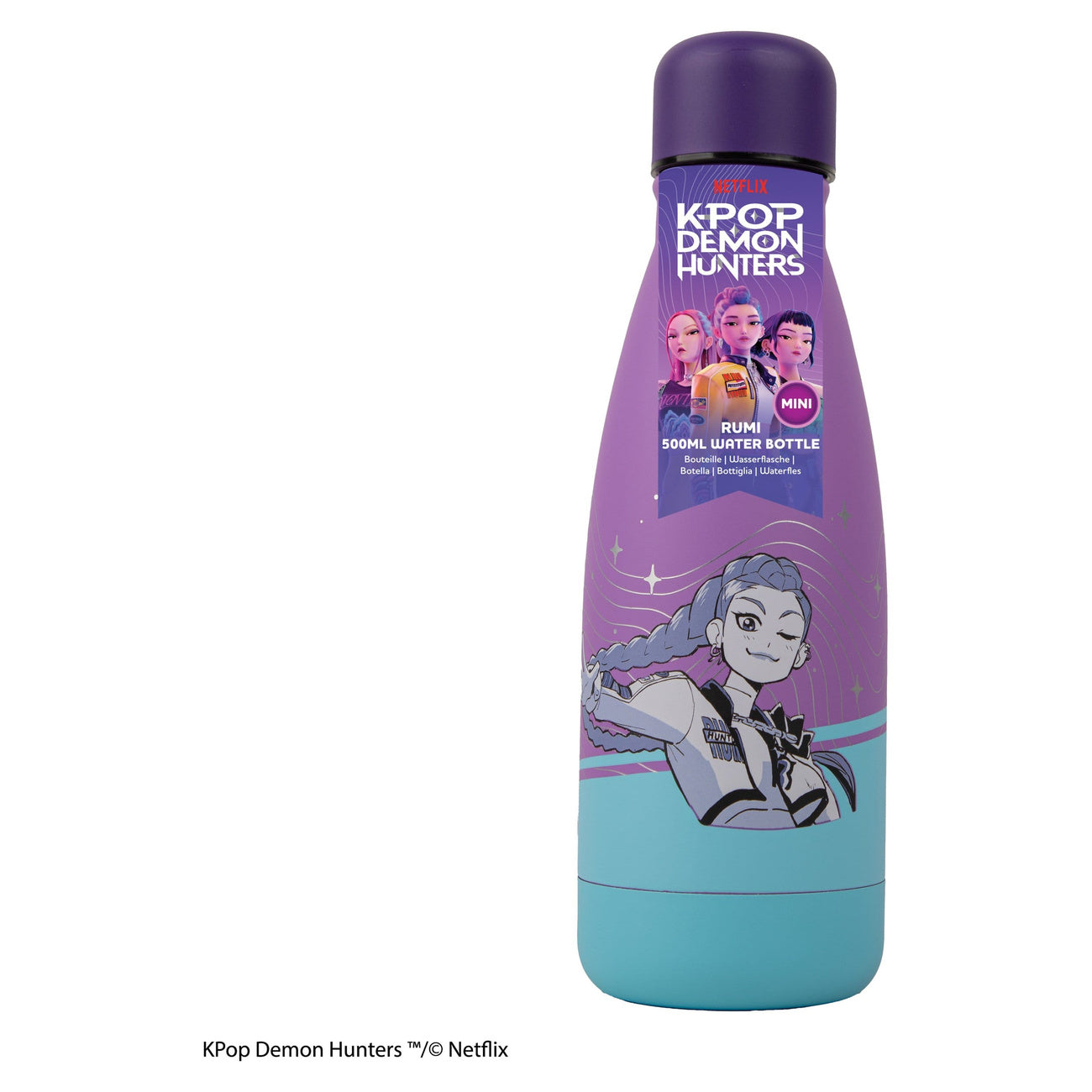 kpop-demon-hunters-rumi-mini-trinkflasche-edelstahl-500-ml image 3