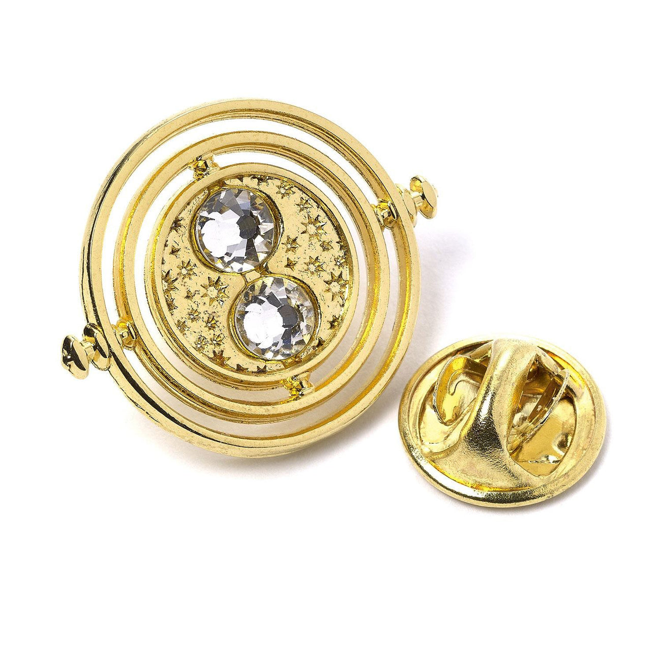 harry-potter-zeitumkehrer-pin-anstecker-gold-metall image 1