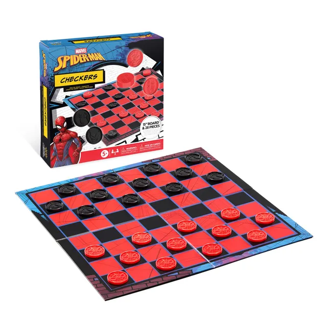 elbenwald-spider-man-checkers-dame-brettspiel image 1