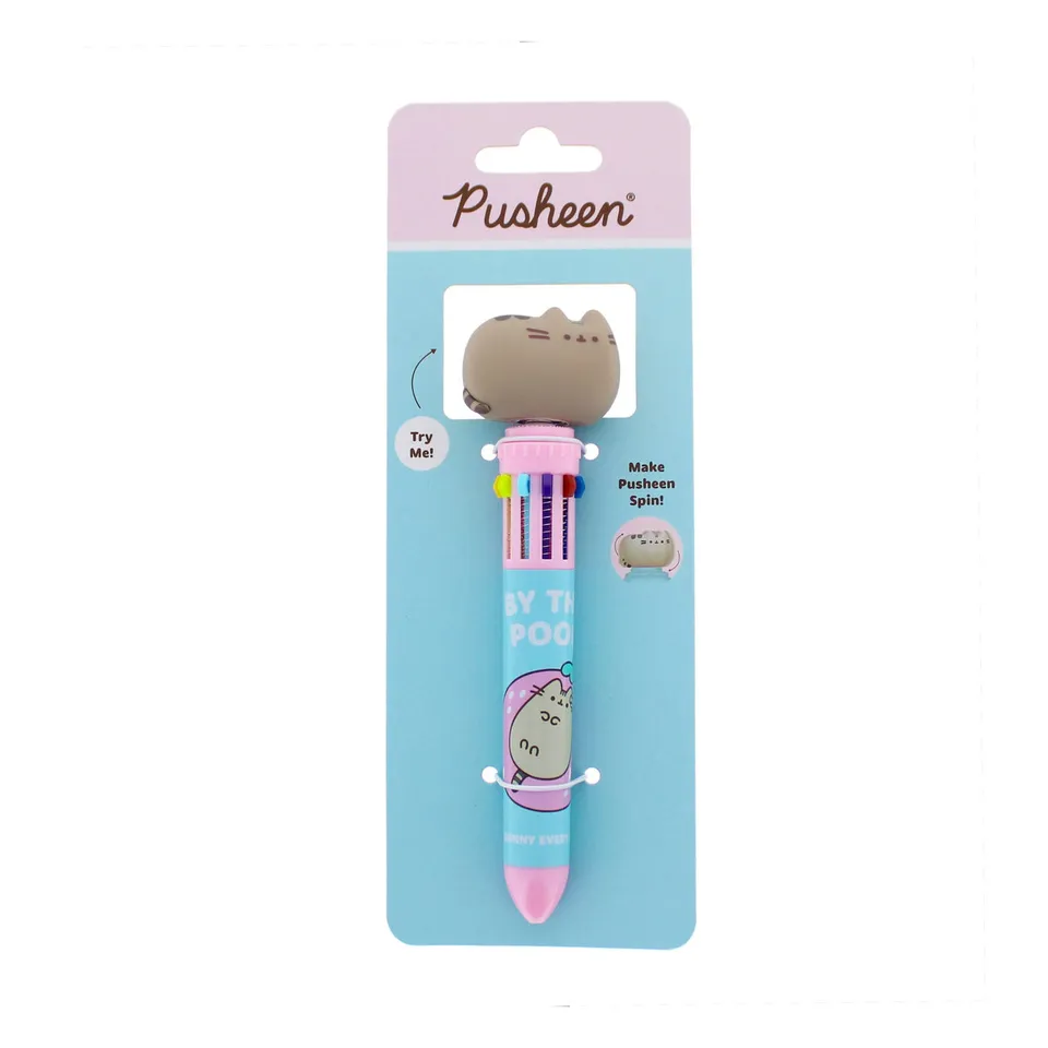 pusheen-spinny-by-the-pool-stift-10-in-1-blau image 1