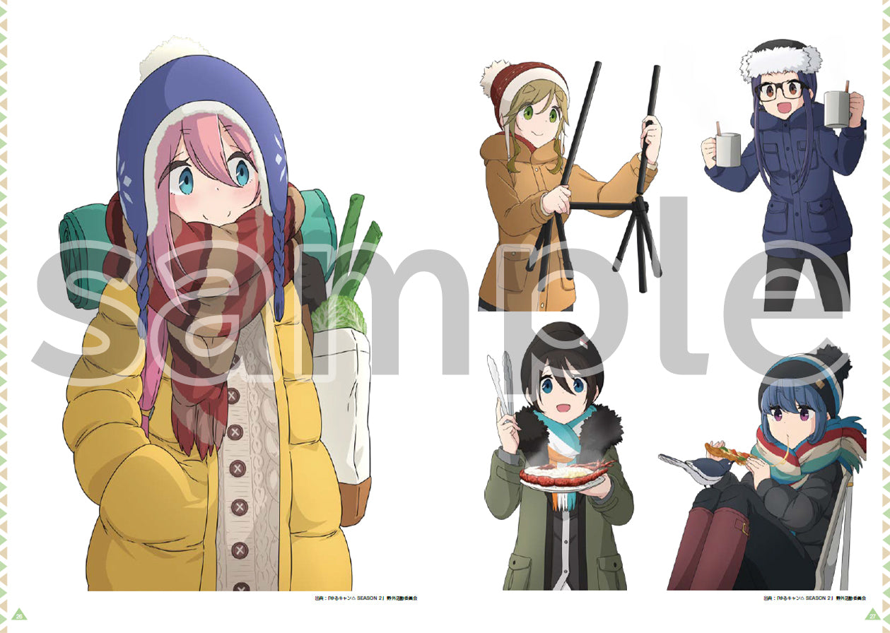 furyu-yuru-camp-magazin-7-shima-rin-acryl-diorama-bildband image 3