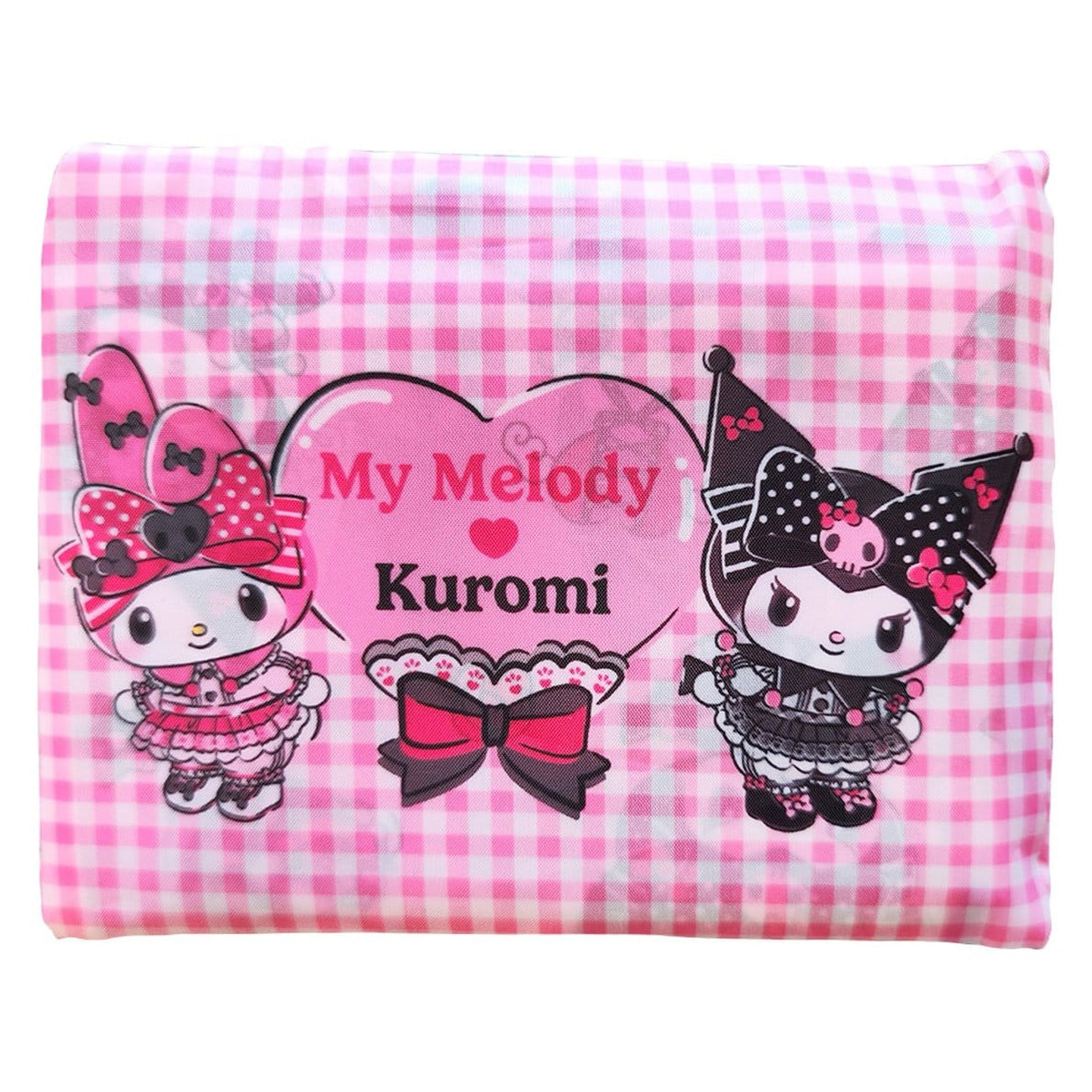 sanrio-pink-black-party-tragetasche-kuromi-faltbar image 3