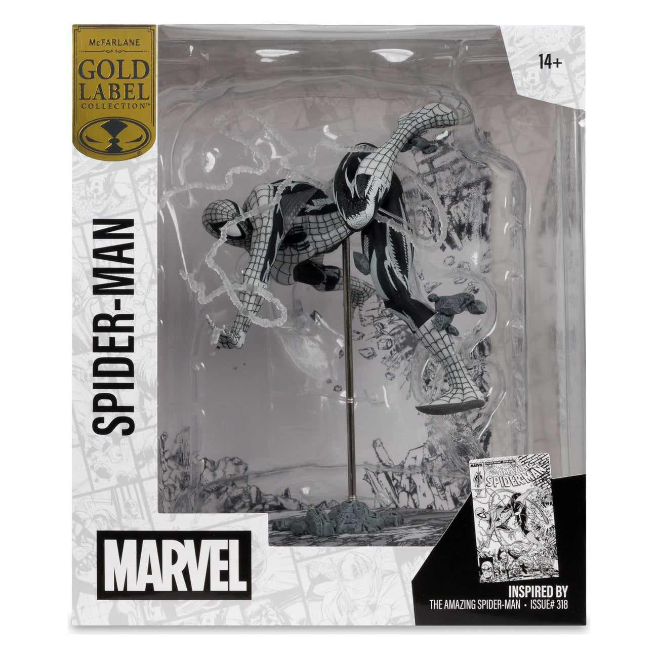 marvel-spider-man-line-art-pvc-statue-1-10-mcfarlane image 8