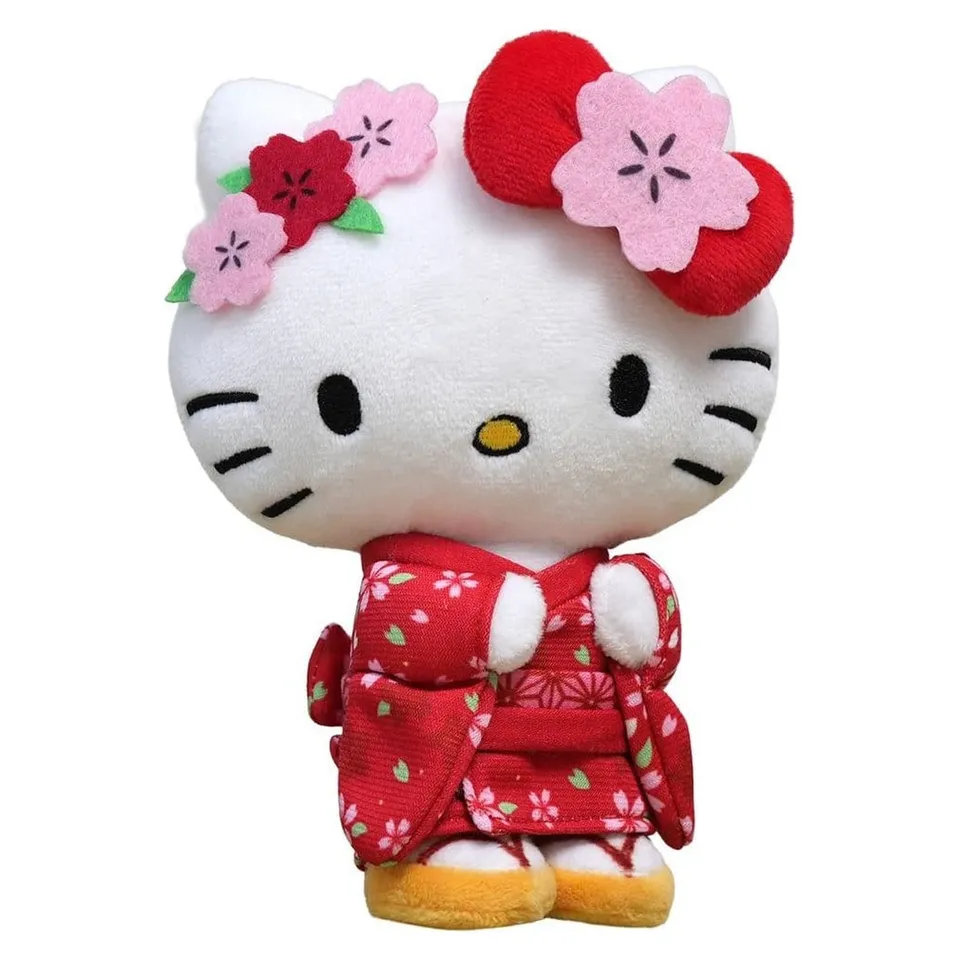 sanrio-hello-kitty-kimono-pl-schfigur-22-cm-polyester image 1