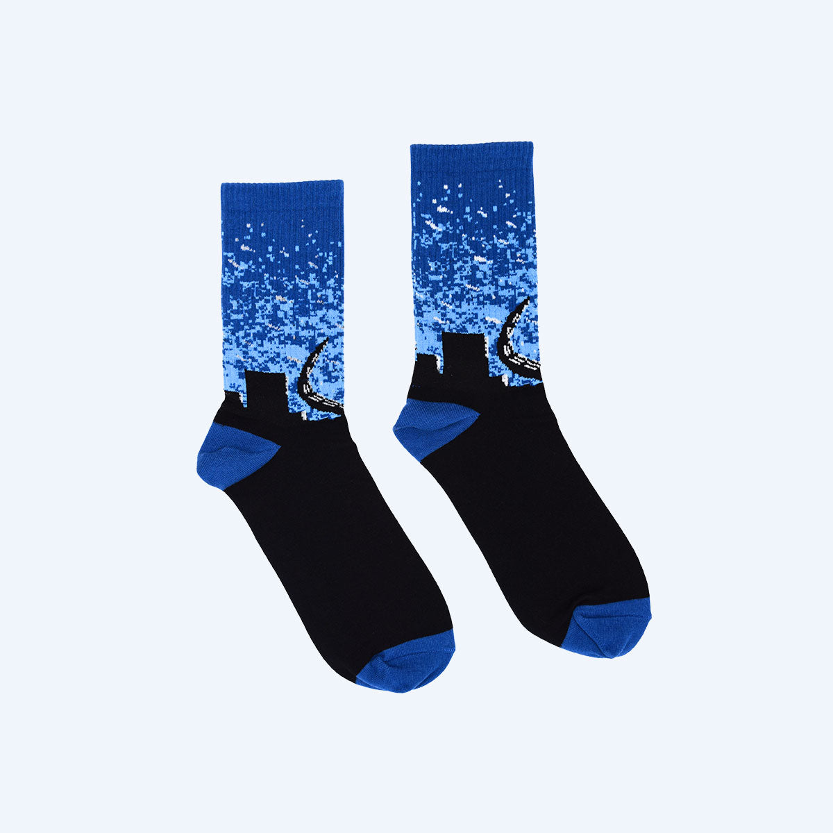 godzilla-apparel-silhouette-socken-schwarz-baumwolle-one-size image 2