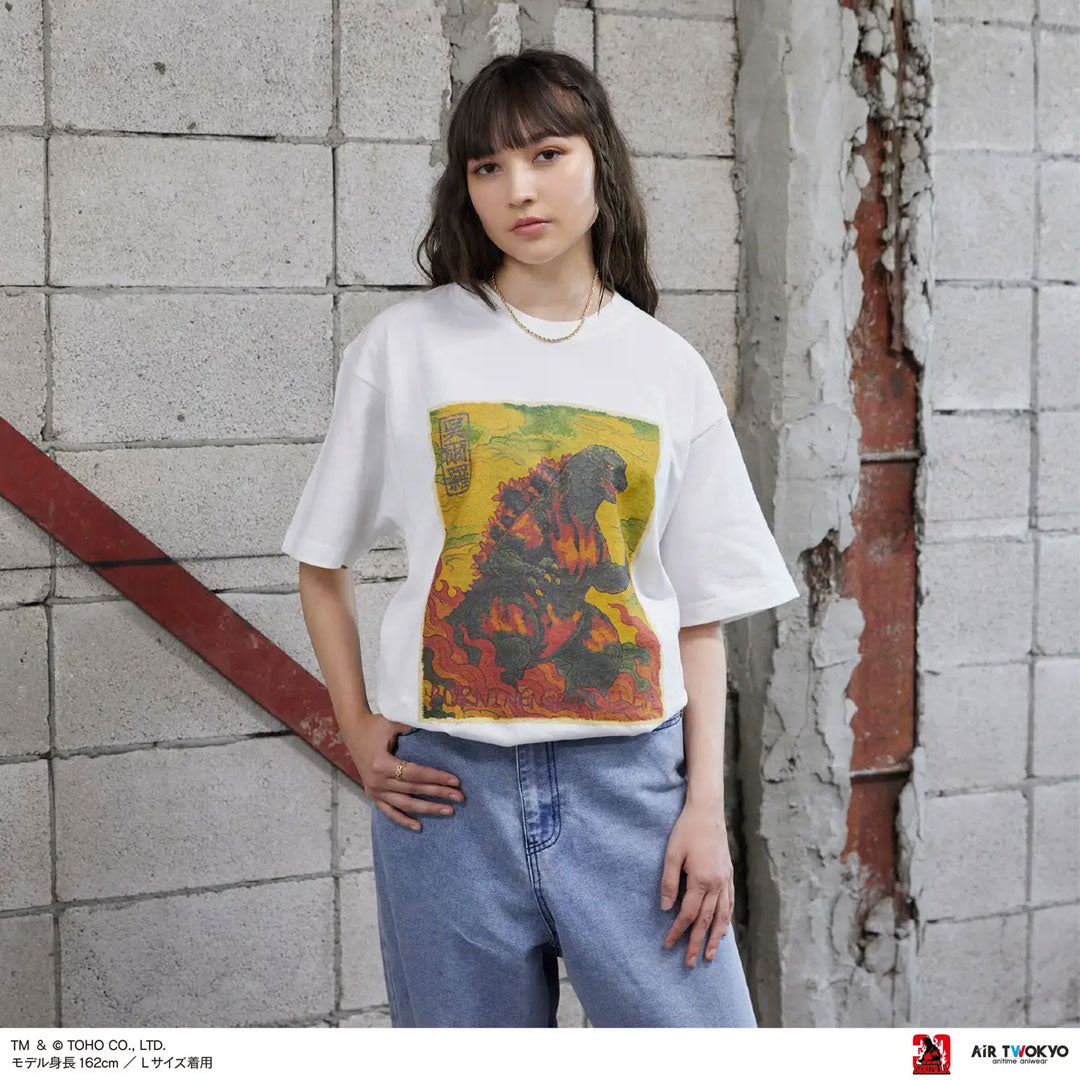godzilla-vs-destoroyah-30th-anniversary-t-shirt-wei-gr-l-baumwolle image 4