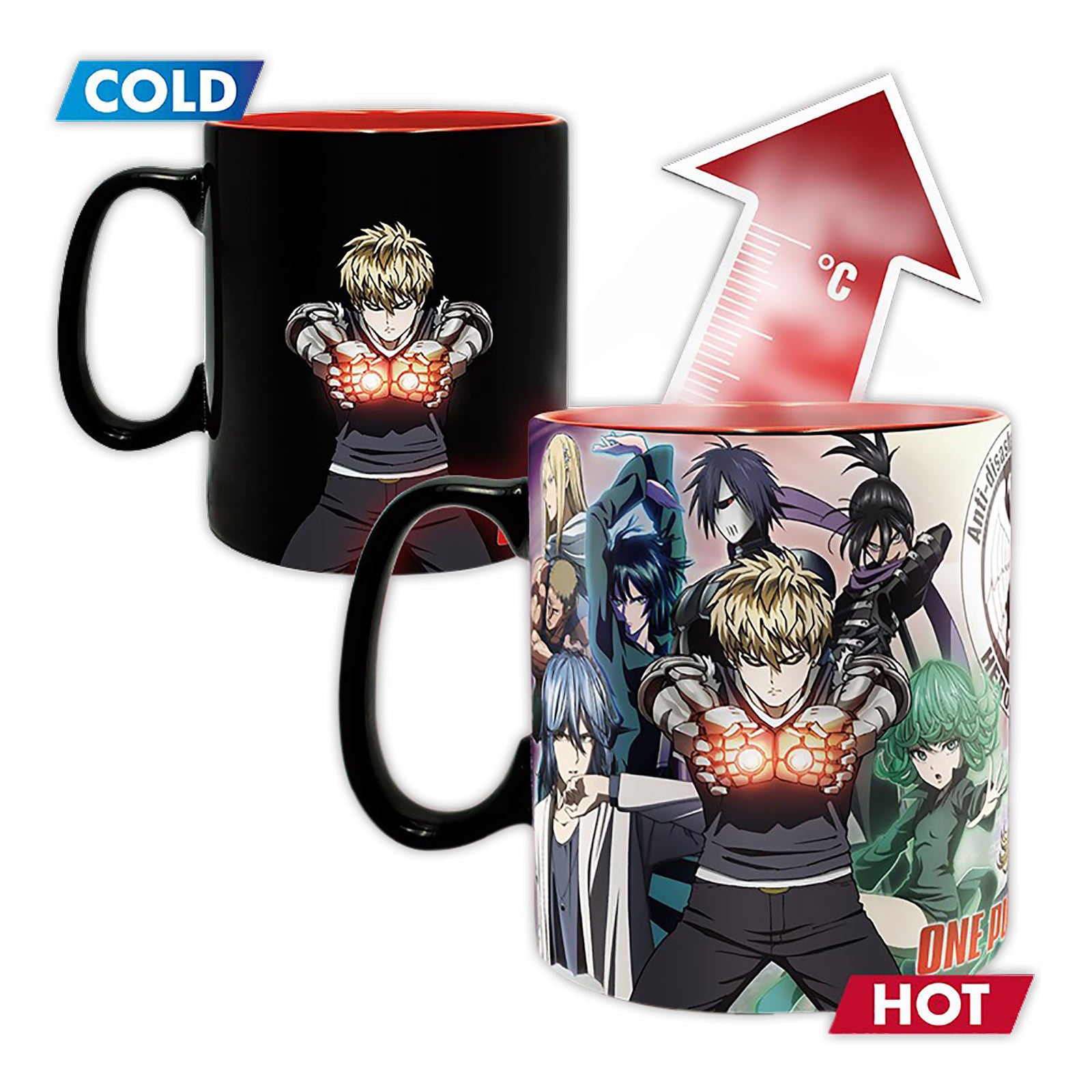 one-punch-man-heroes-thermoeffekt-tasse-460-ml-schwarz-rot image 2