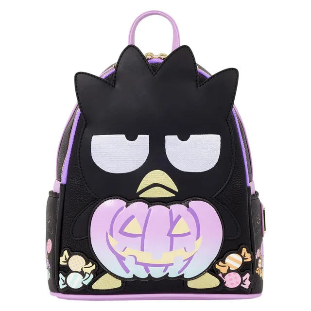 sanrio-loungefly-badtz-maru-pumpkin-mini-rucksack-orange image 1