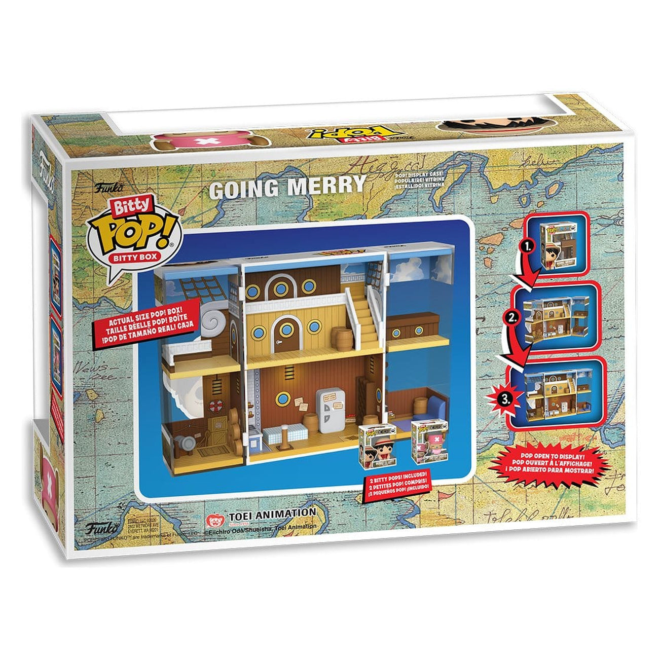 funko-one-piece-going-merry-town-bitty-pop-display image 1