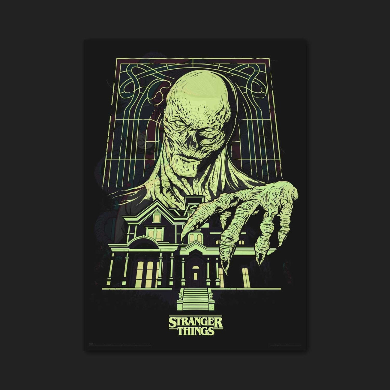 stranger-things-leuchtendes-poster-premium-50-x-70-cm image 2