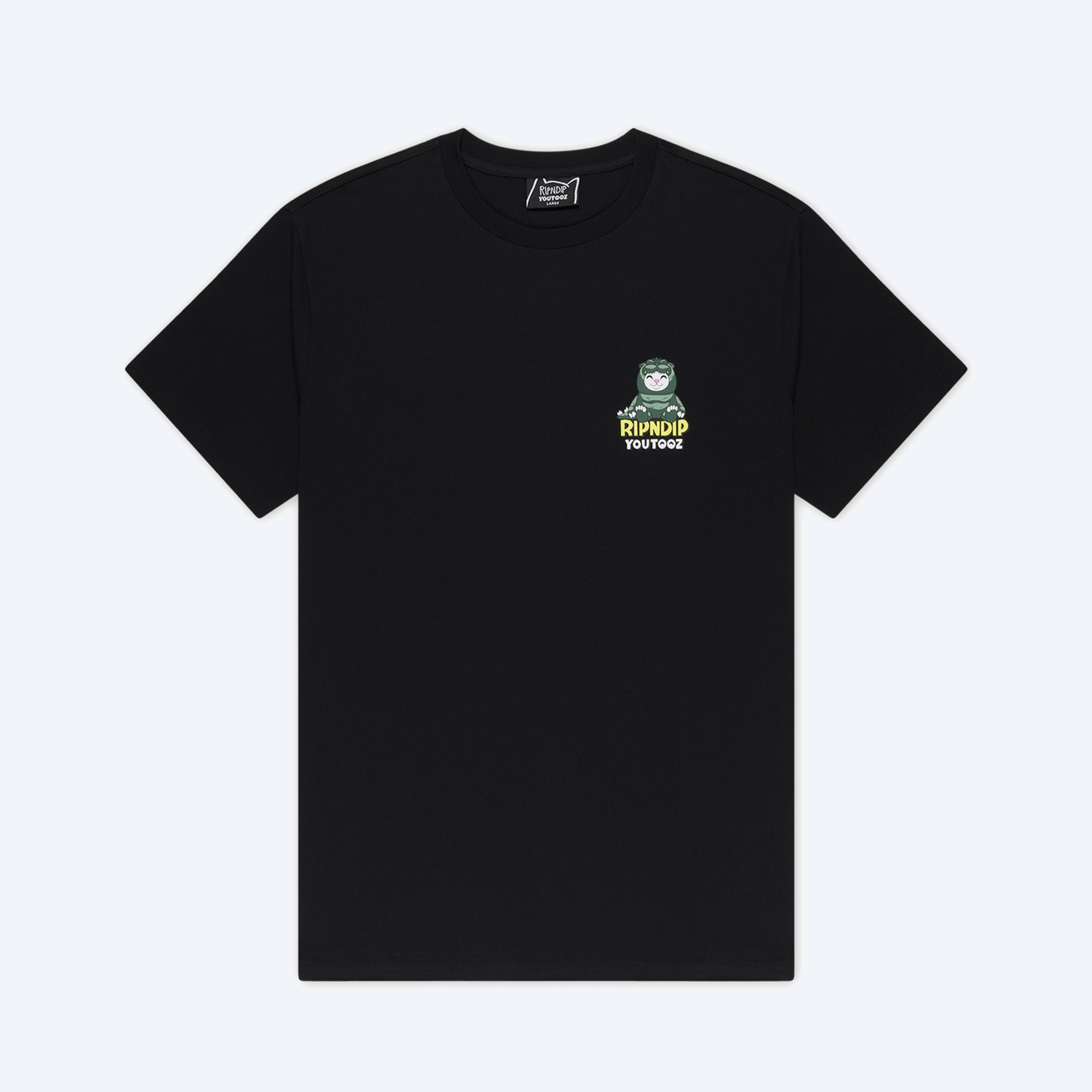 godzilla-apparel-youtooz-x-ripndip-tee-schwarz-nermal image 1