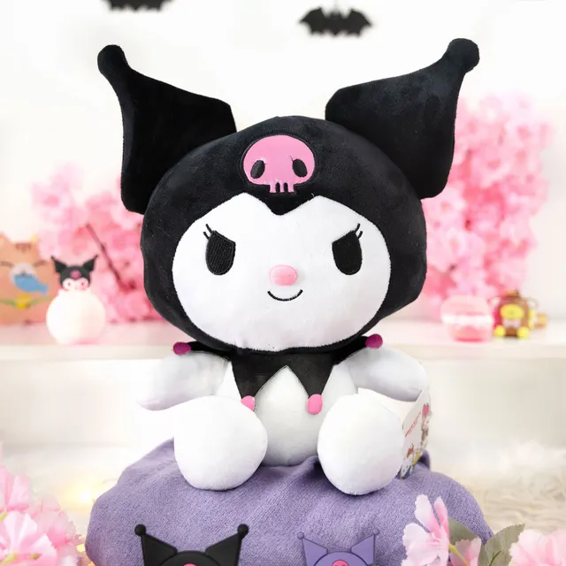 elbenwald-sanrio-kuromi-pl-schfigur-36-cm-hello-kitty image 1