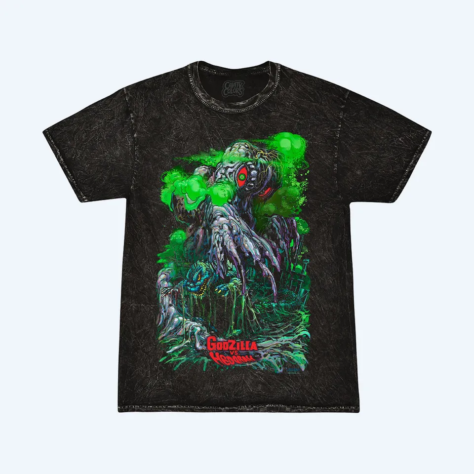 godzilla-vs-hedorah-hideous-spawn-t-shirt-baumwolle image 1