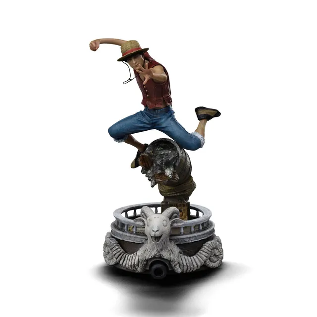 iron-studios-one-piece-luffy-art-scale-statue-1-10-23-cm image 1