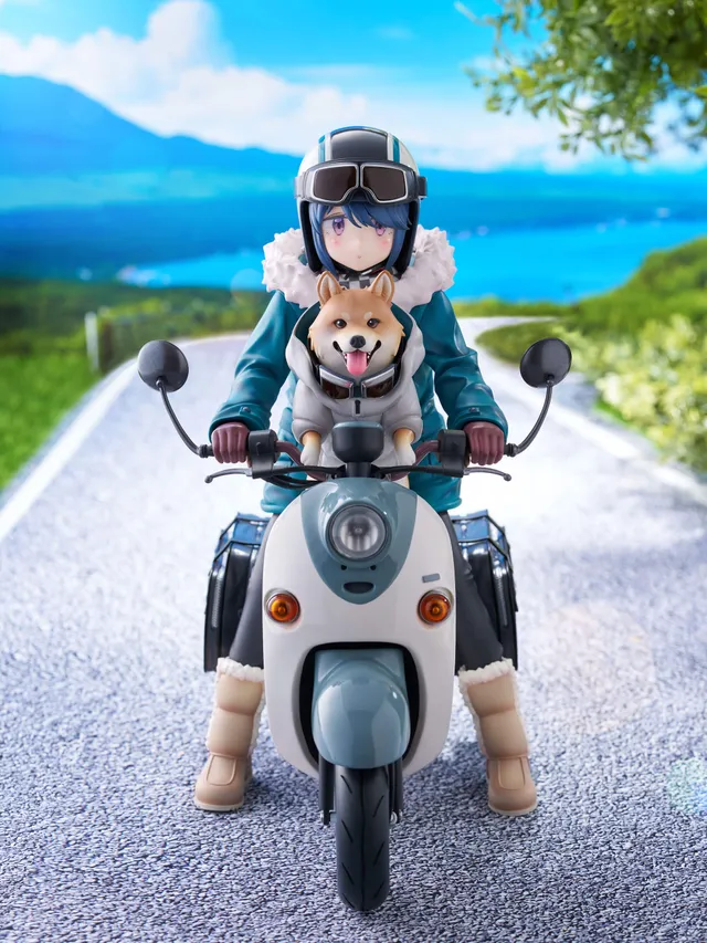 furyu-f-nex-shima-rin-1-7-figur-motorrad-mit-hund image 1