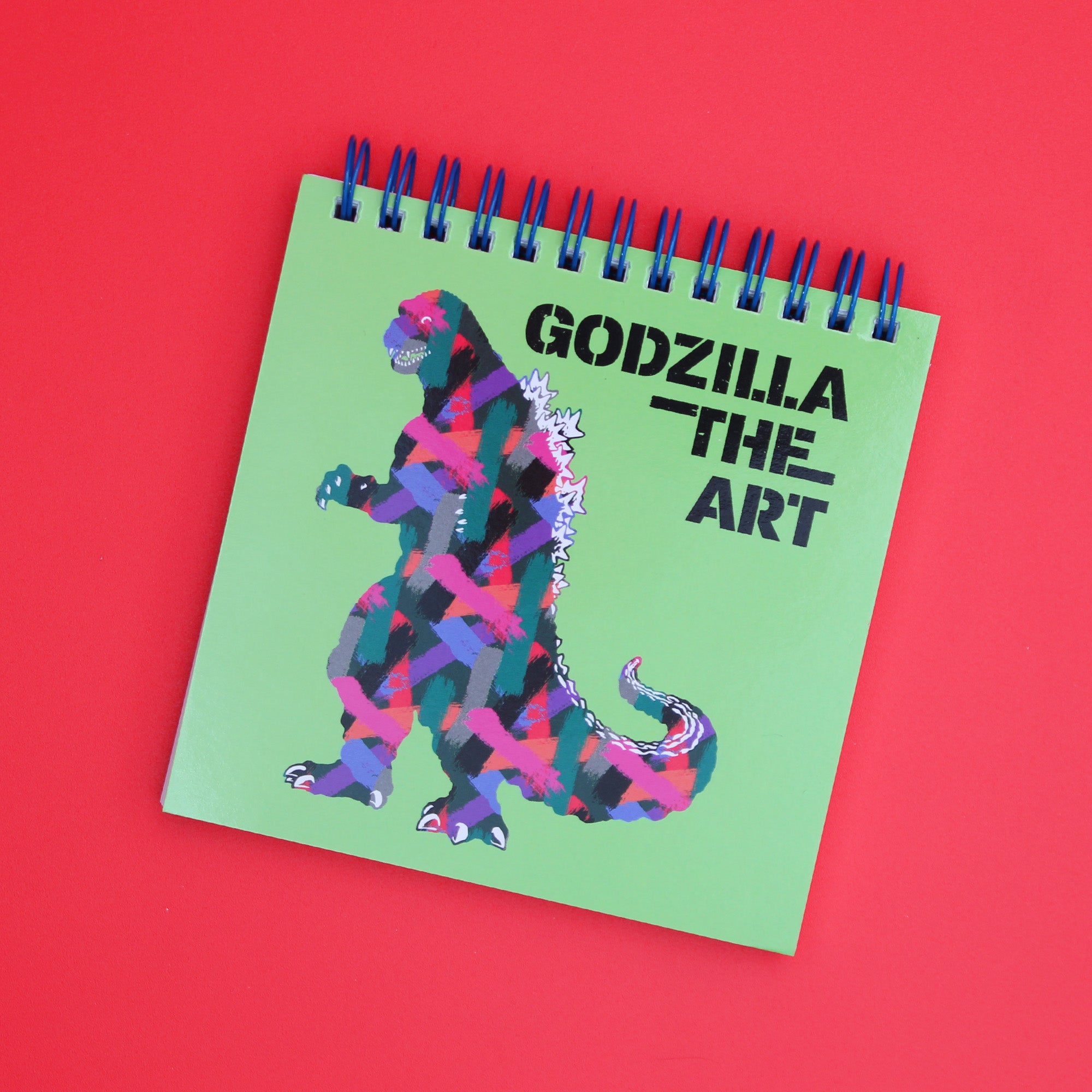 godzilla-the-art-notizbuch-hellgr-n-ringbindung-quadratisch image 2