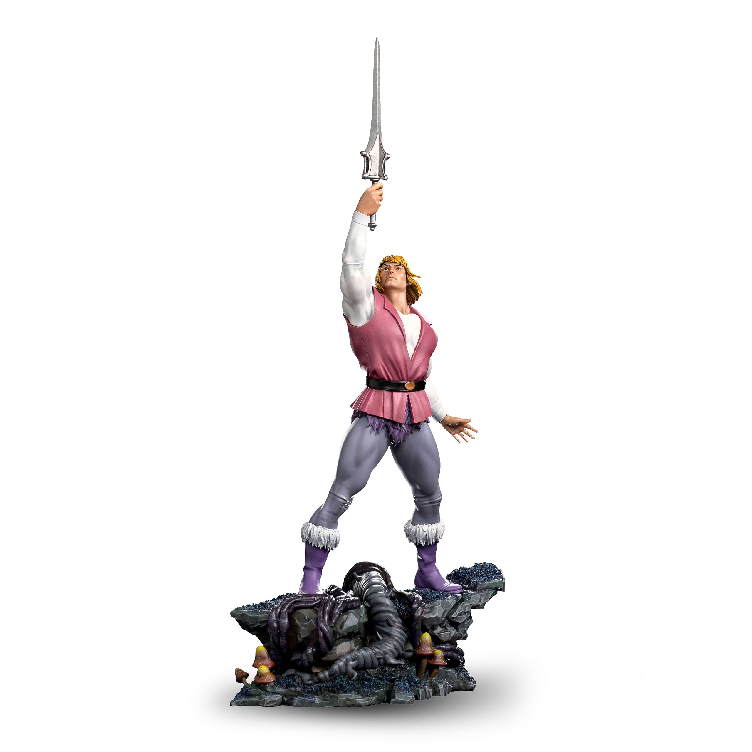 iron-studios-motu-prince-adam-art-scale-statue-1-10-deluxe image 1
