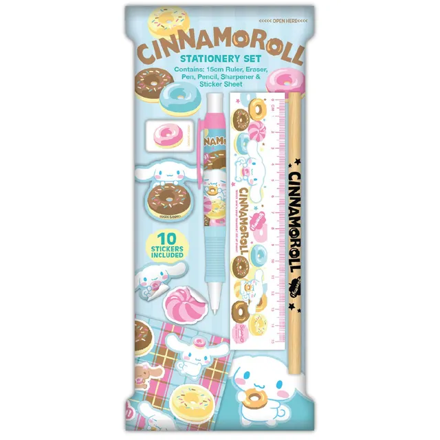 sanrio-cinnamoroll-schreibset-6-teilig-schulset-stifte image 1