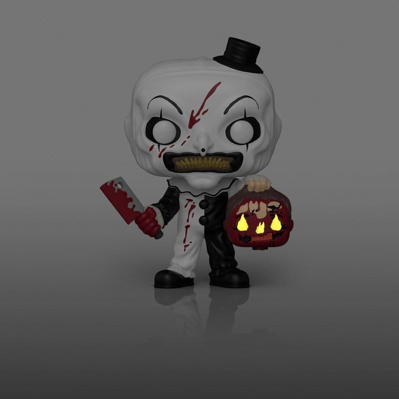 funko-pop-terrifier-art-mit-steves-kopf-figur-glow-in-the-dark image 3
