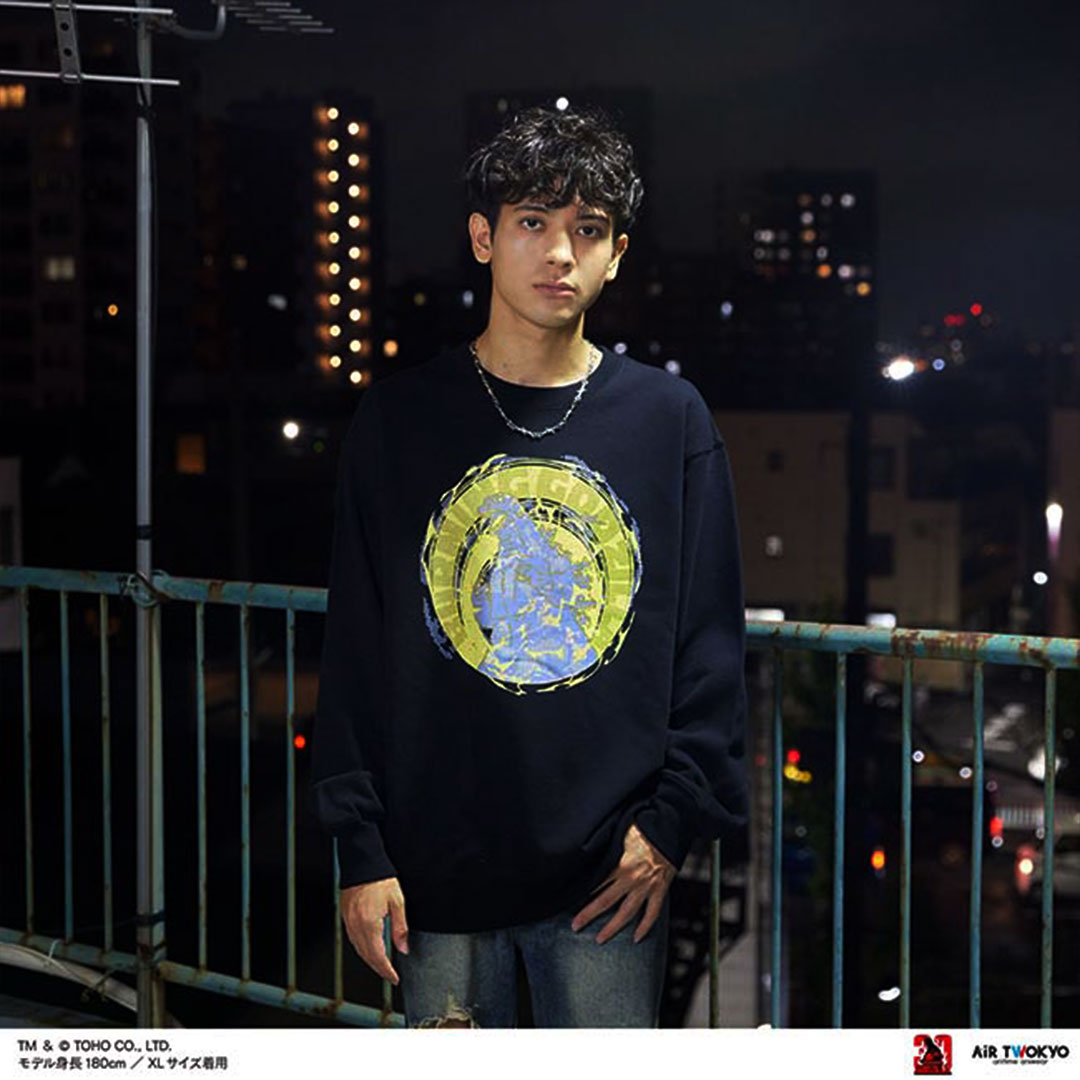 godzilla-vs-destoroyah-30th-sweatshirt-burning-godzilla-l image 4