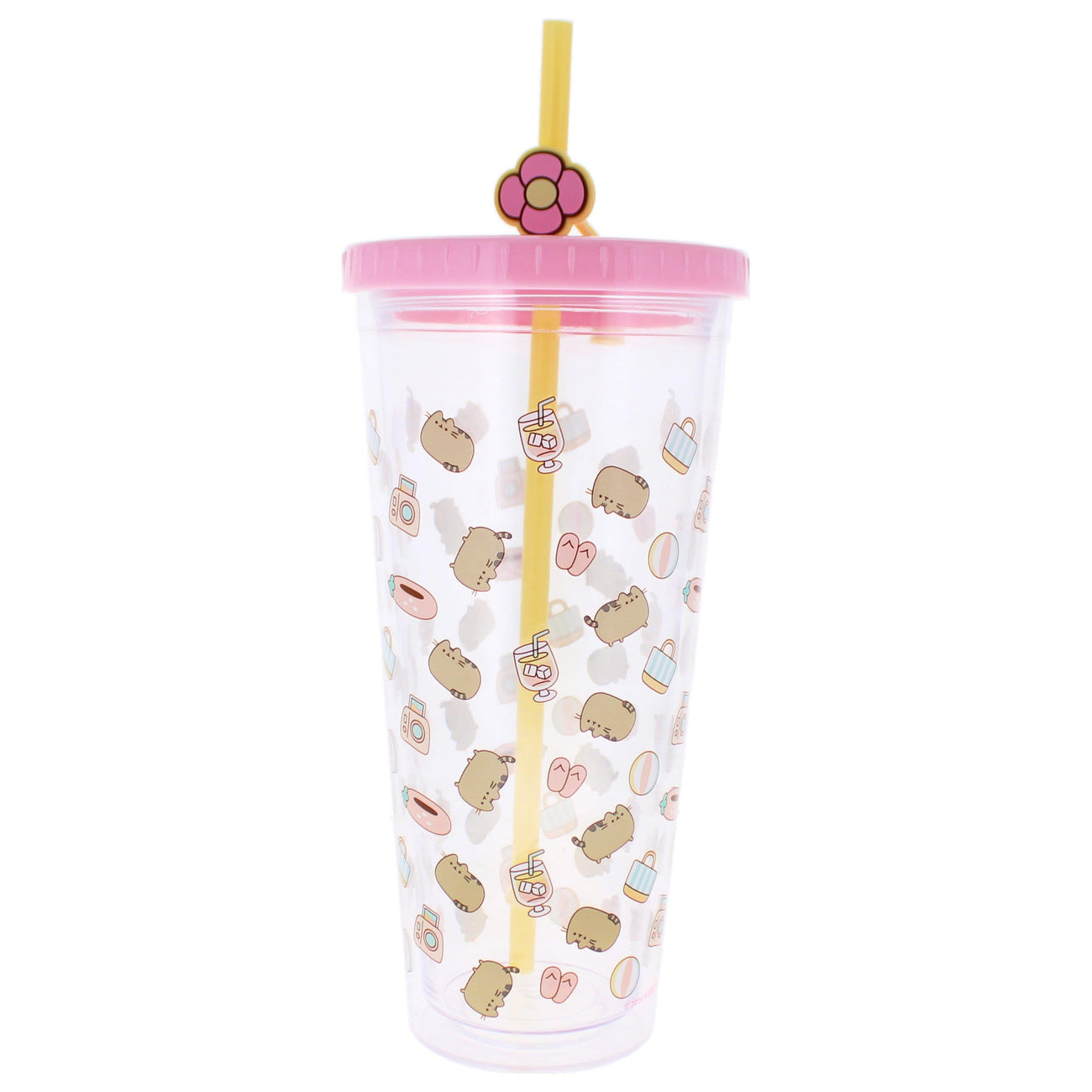 pusheen-becher-mit-strohhalm-700-ml-katze image 3