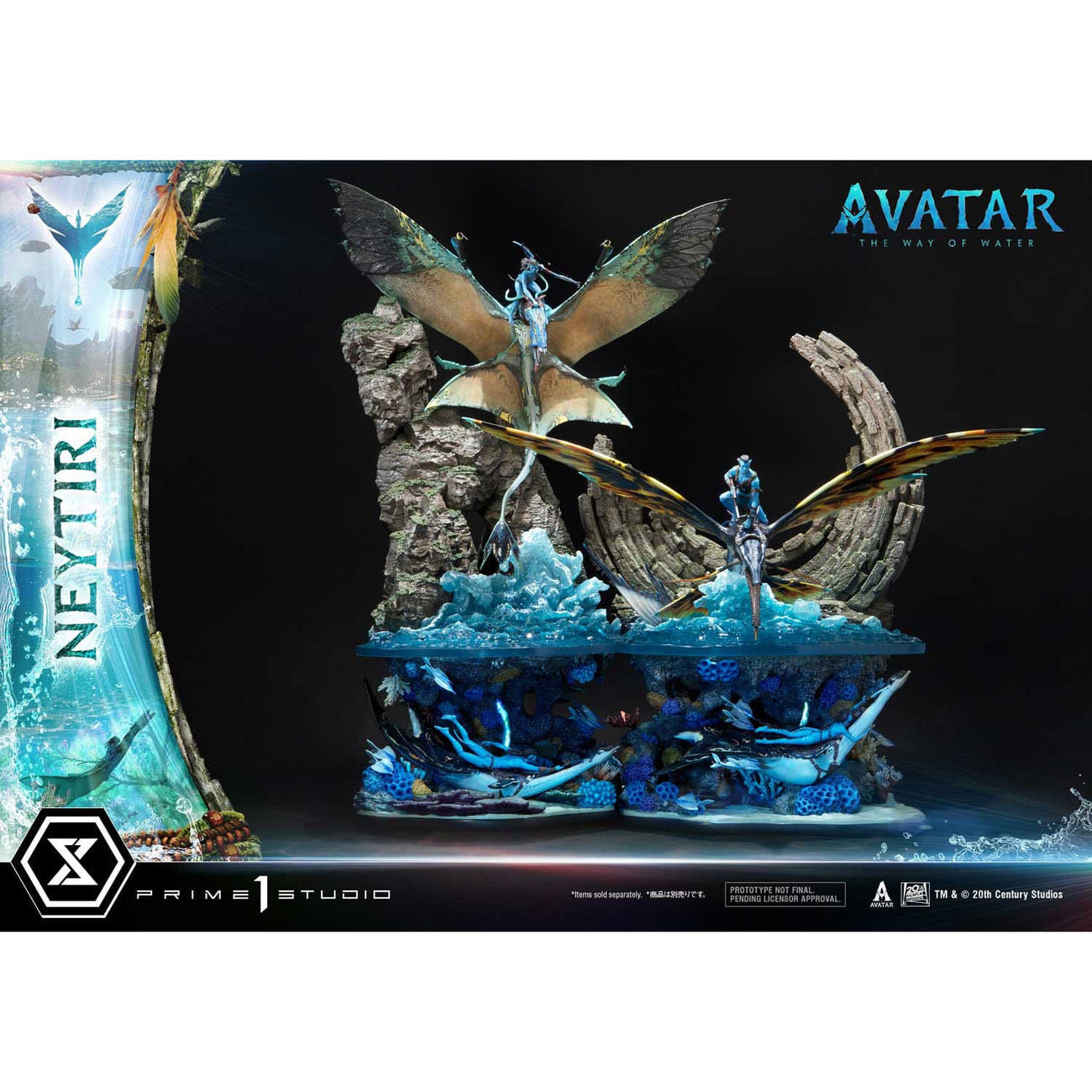 avatar-way-of-water-neytiri-statue-77-cm-led-figur image 3