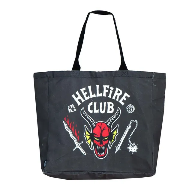stranger-things-hellfire-club-tragetasche-xl-beutel image 1
