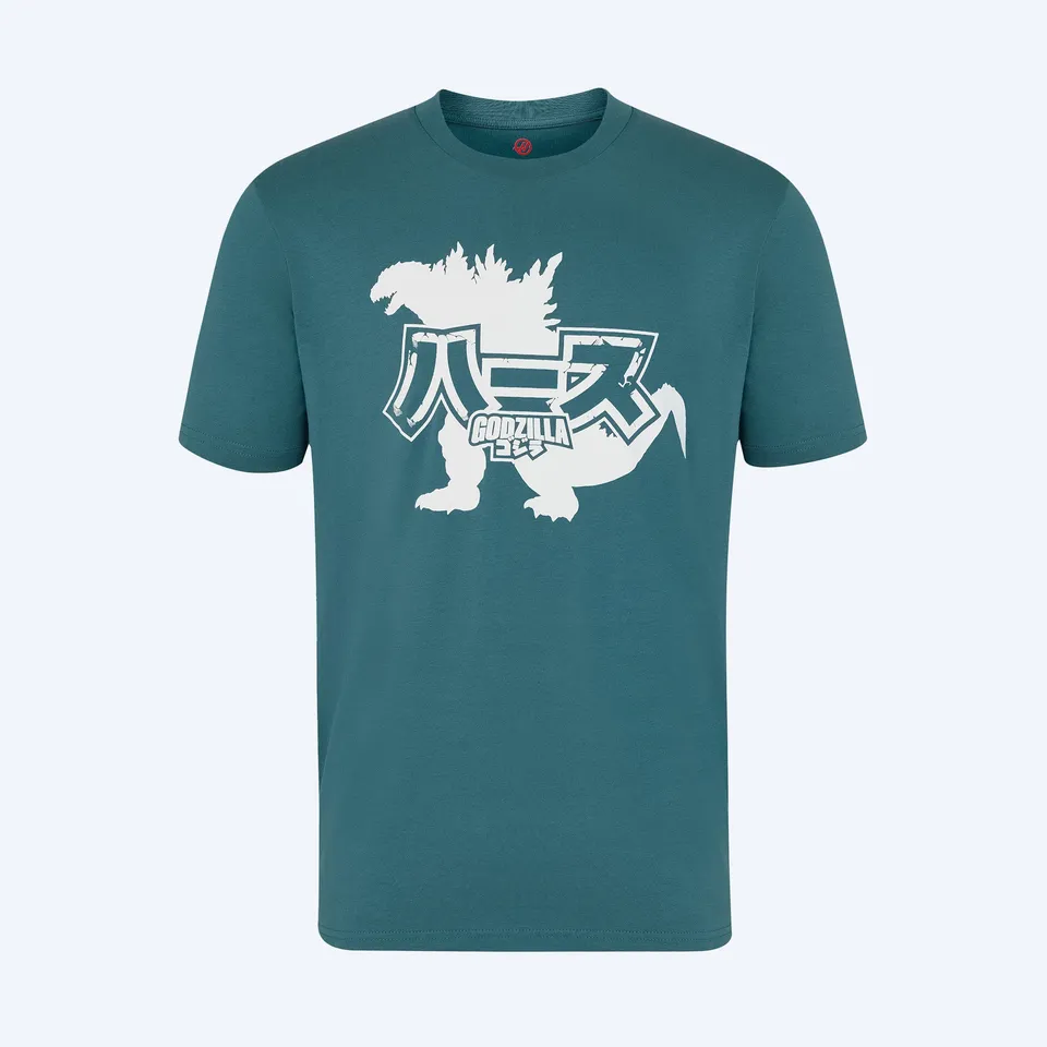 godzilla-x-haas-team-t-shirt-gr-n-baumwolle-unisex image 1