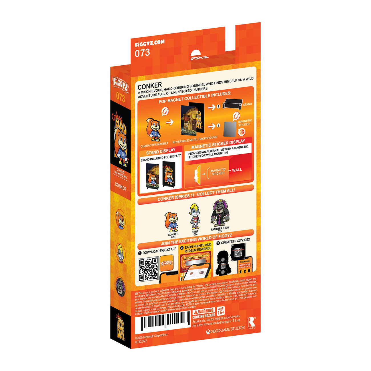 figgyz-conker-magnet-sammelfigur-pixel-art-11-cm image 4