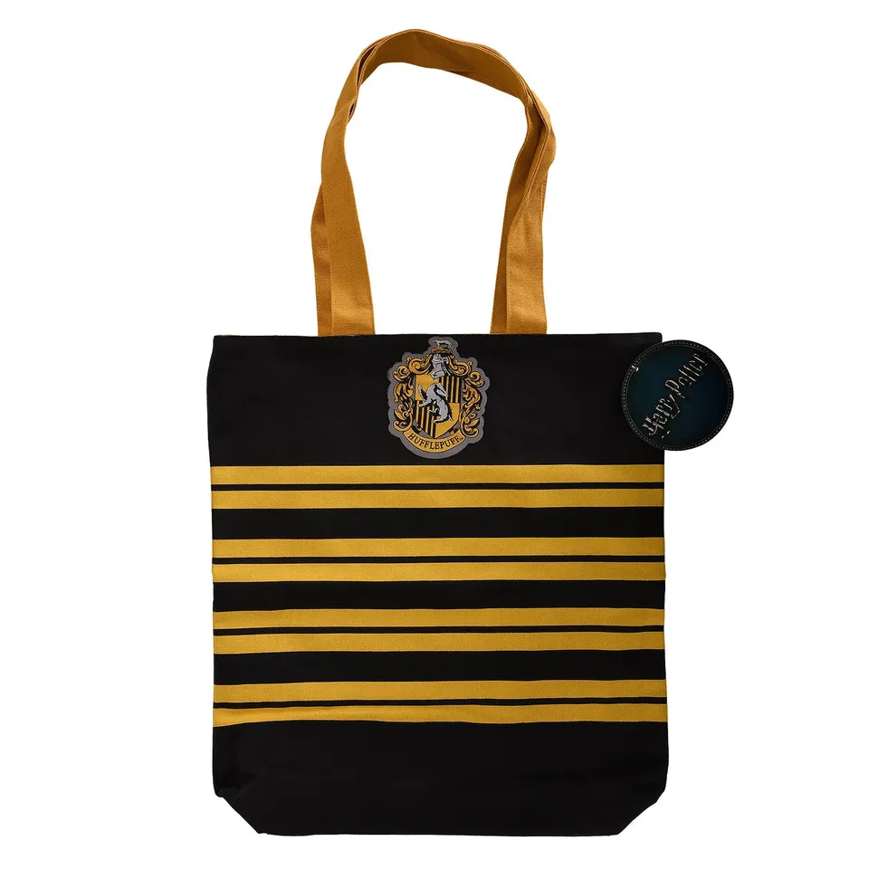 elbenwald-harry-potter-hufflepuff-shopper-tasche-zum-wenden image 1
