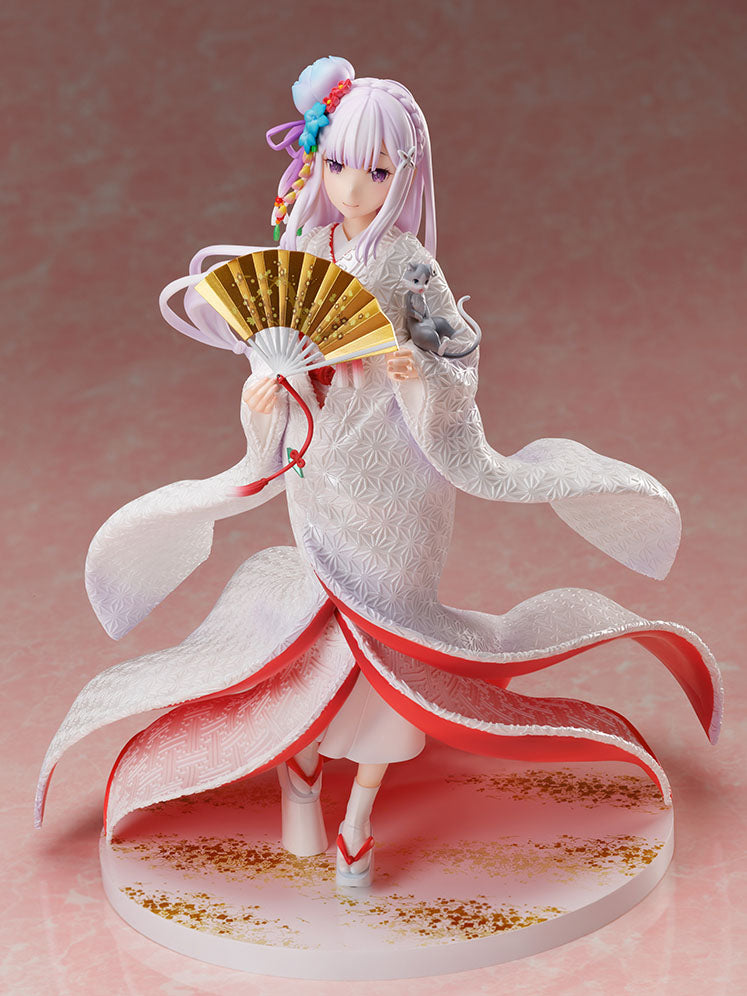 furyu-f-nex-emilia-shiromuku-1-7-figur-re-zero-kimono image 3
