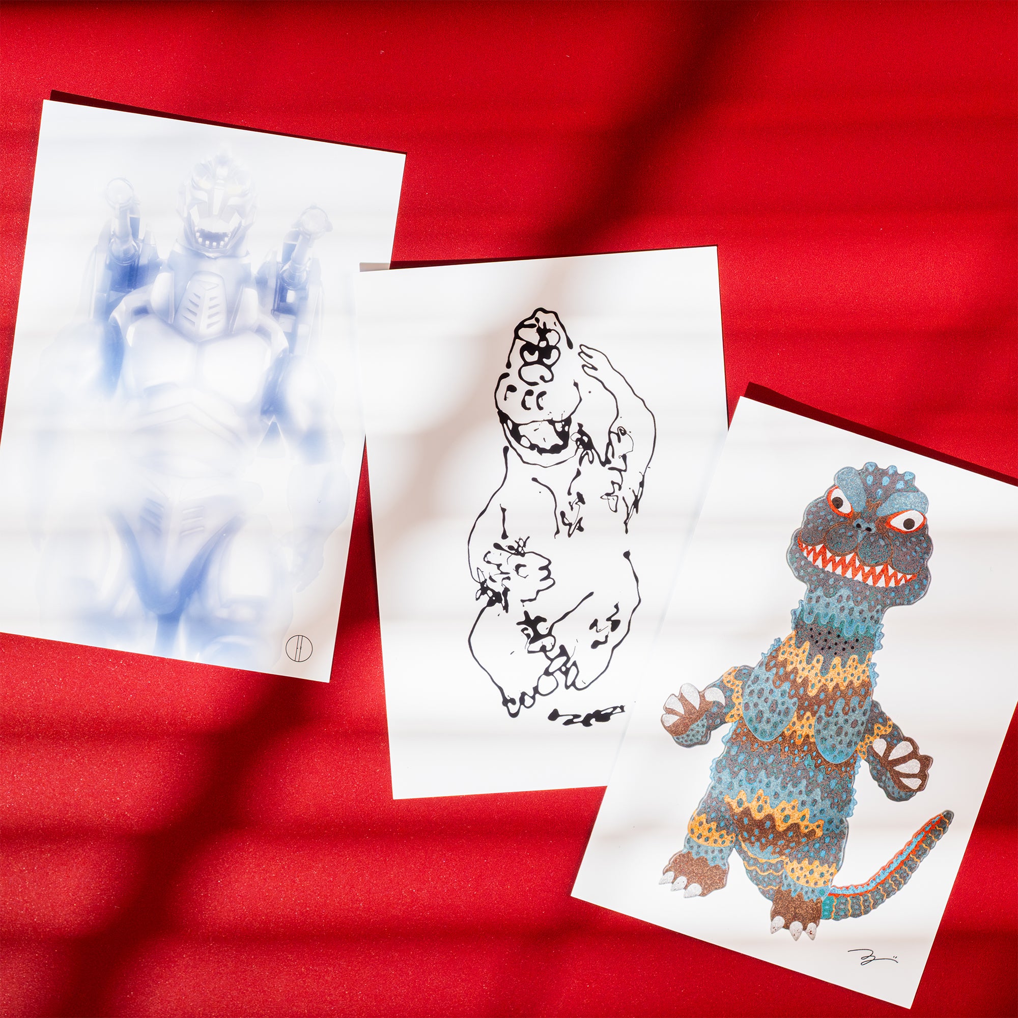 godzilla-the-art-kotaro-abe-postkarte-papier-10x14cm image 4