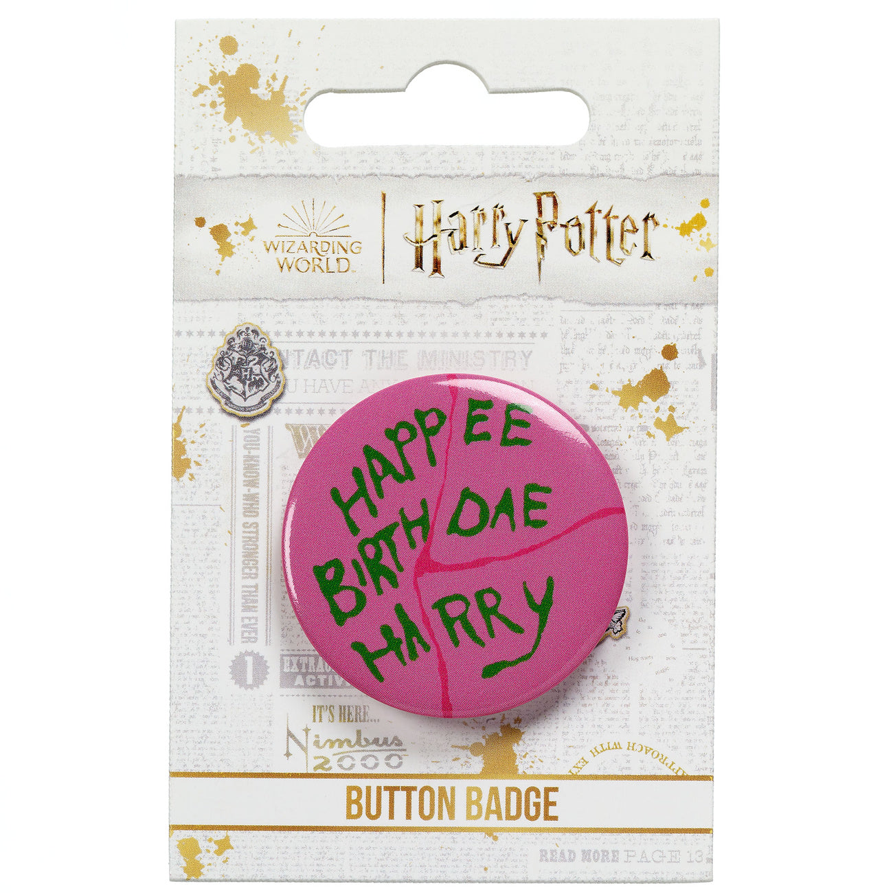 harry-potter-happee-birthdae-cake-button-anstecker image 2