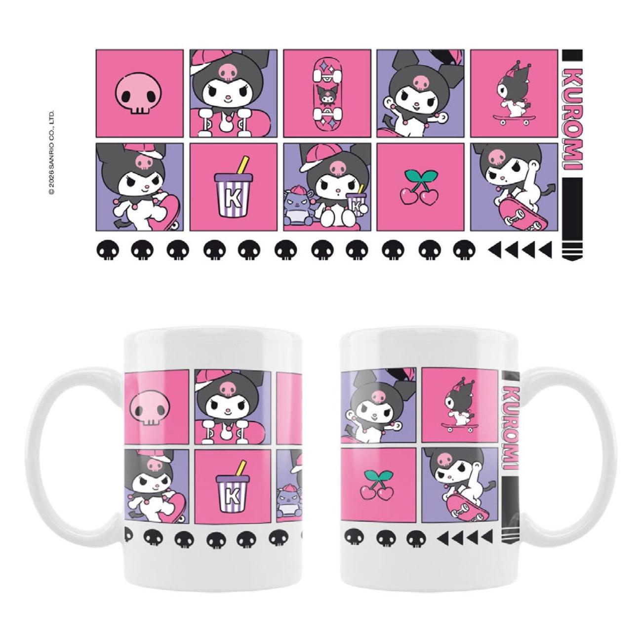 sanrio-tasse-kuromi-sk8-for-life-keramik image 1