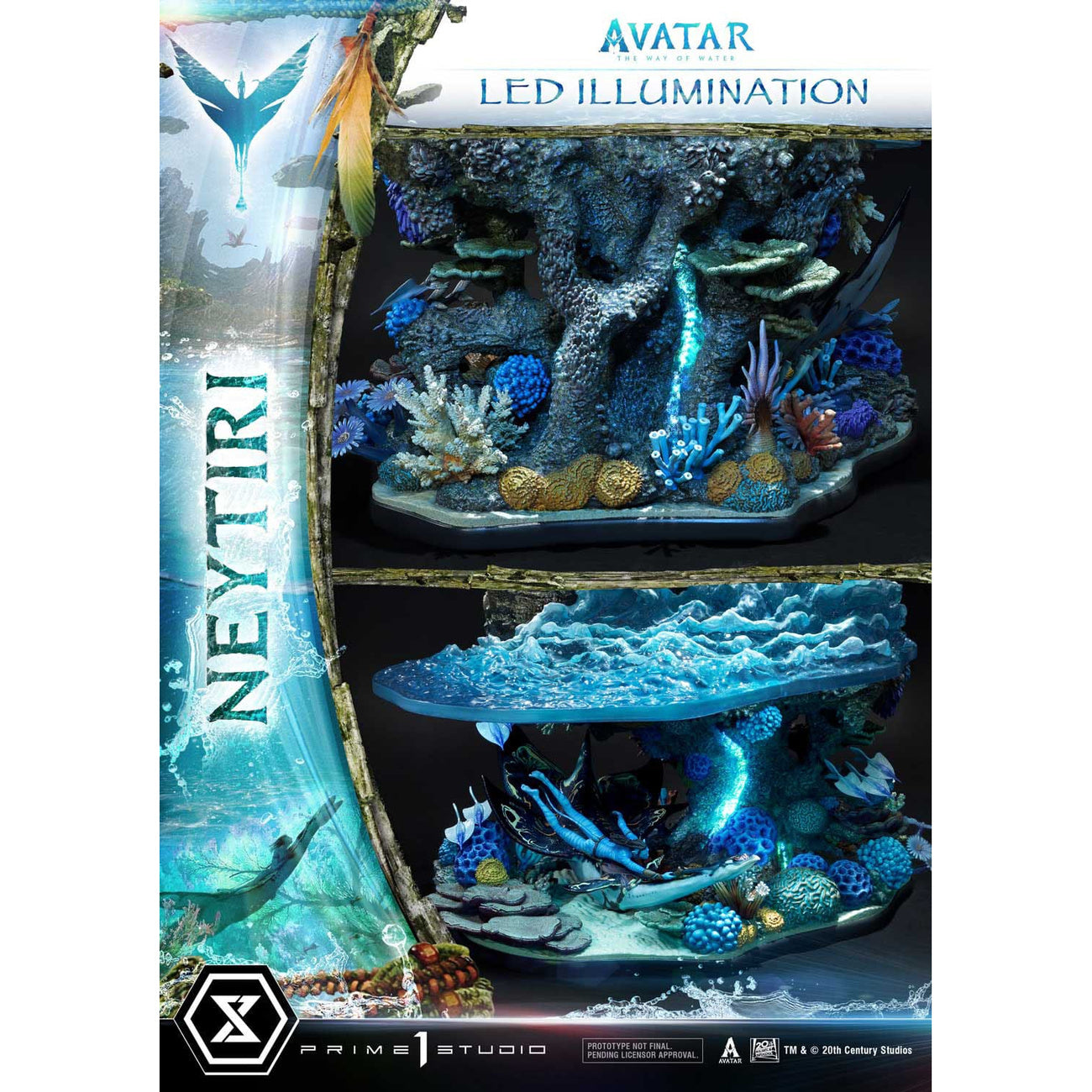 avatar-way-of-water-neytiri-statue-77-cm-led-figur image 2