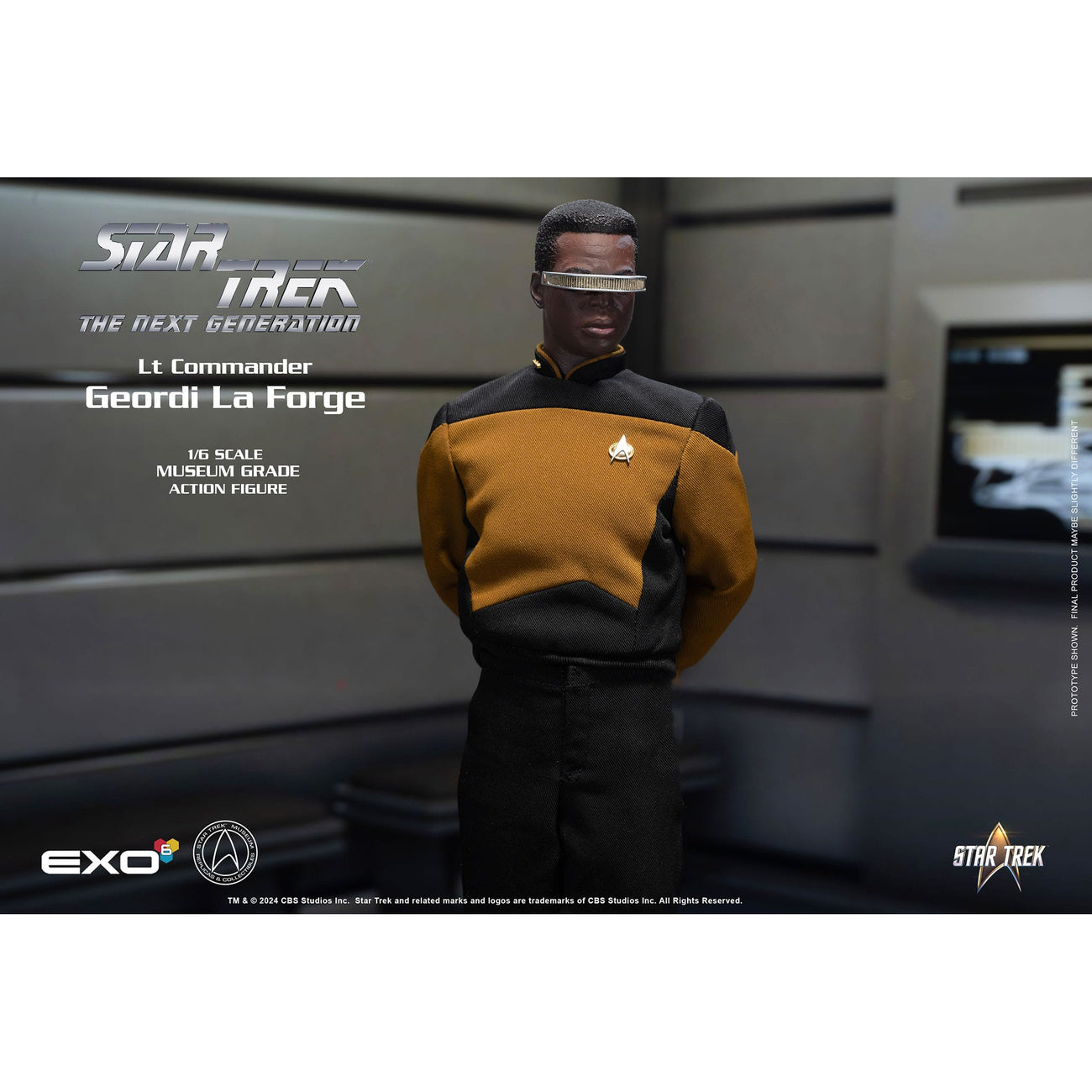 star-trek-tng-geordi-la-forge-actionfigur-1-6-lt-commander image 2
