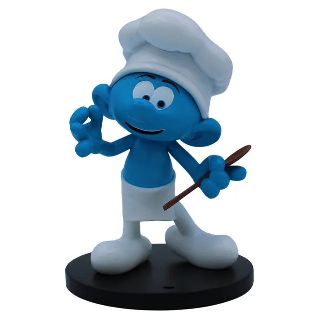 elbenwald-schlimpfe-koch-schlumpf-statue-12-cm-resin-figur image 1