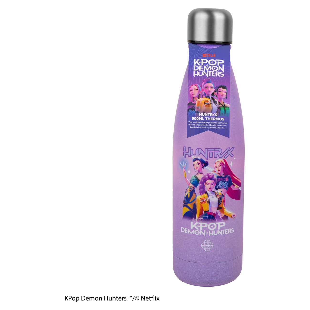 kpop-demon-hunters-huntr-x-trinkflasche-edelstahl-500-ml image 3