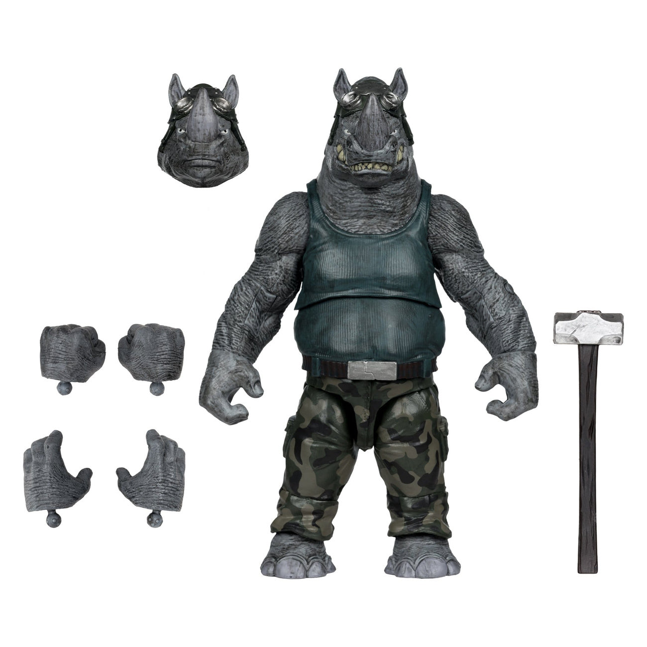 tmnt-page-punchers-rocksteady-actionfigur-mit-comic-und-zubeh-r image 3