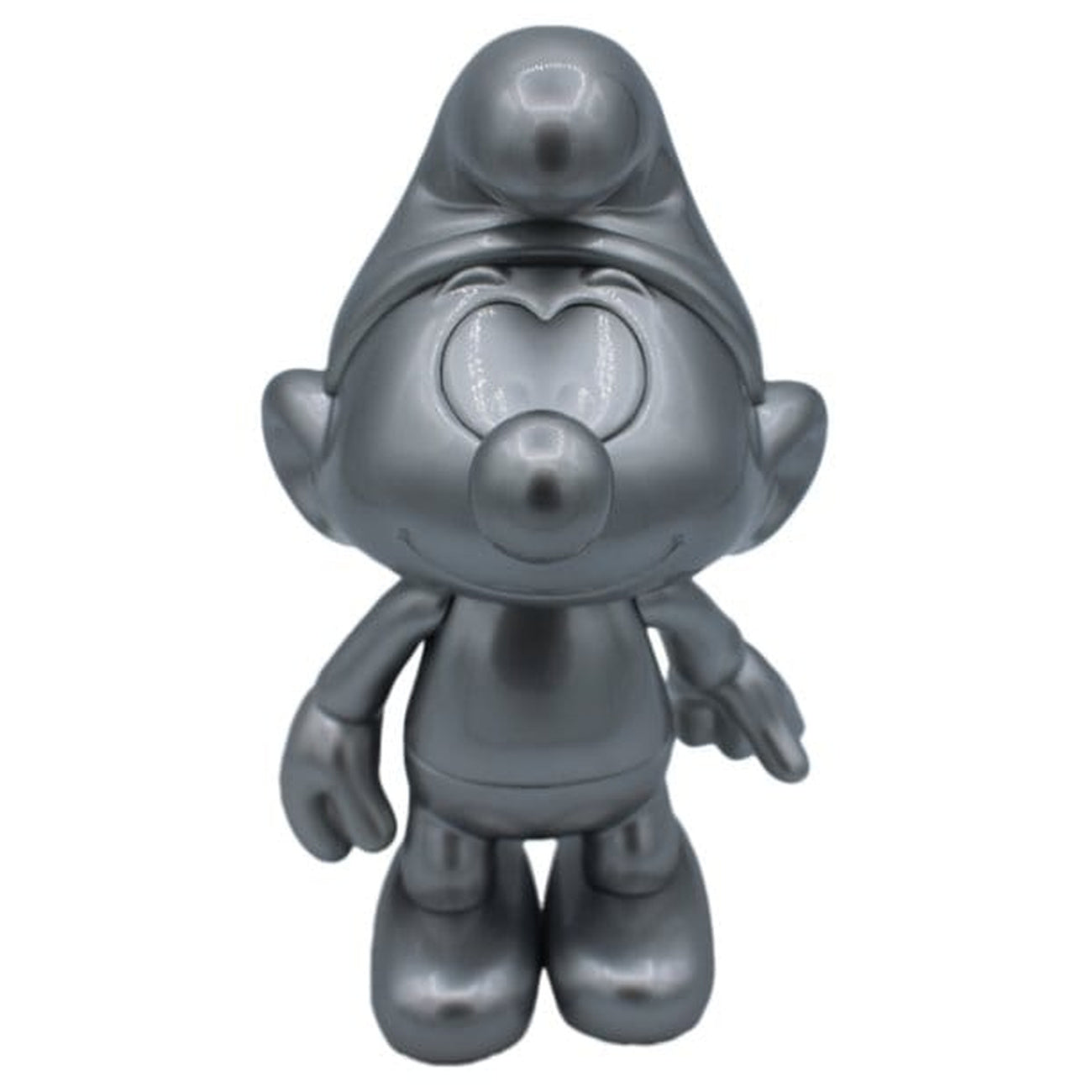 die-schl-mpfe-schlumpf-silber-vinyl-figur-19-cm-sammler image 3