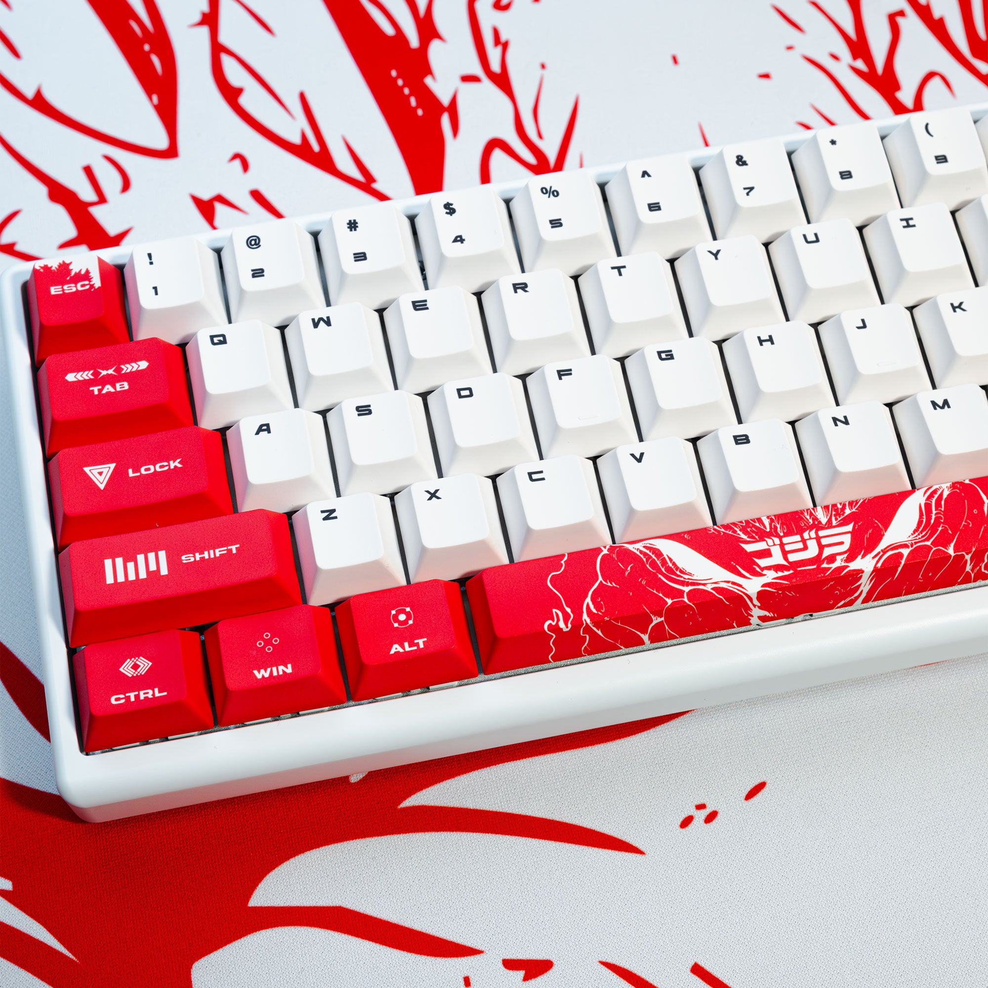 godzilla-s-gaze-keycap-set-157-tastenkappen-pbt-cherry image 5