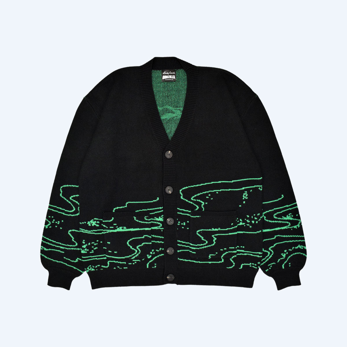 godzilla-king-of-the-monsters-cardigan-strickjacke-m-l image 1
