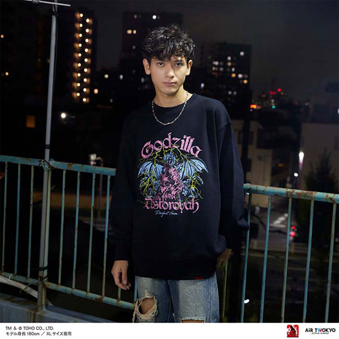 godzilla-vs-destoroyah-sweatshirt-schwarz-30th-gr-l image 2