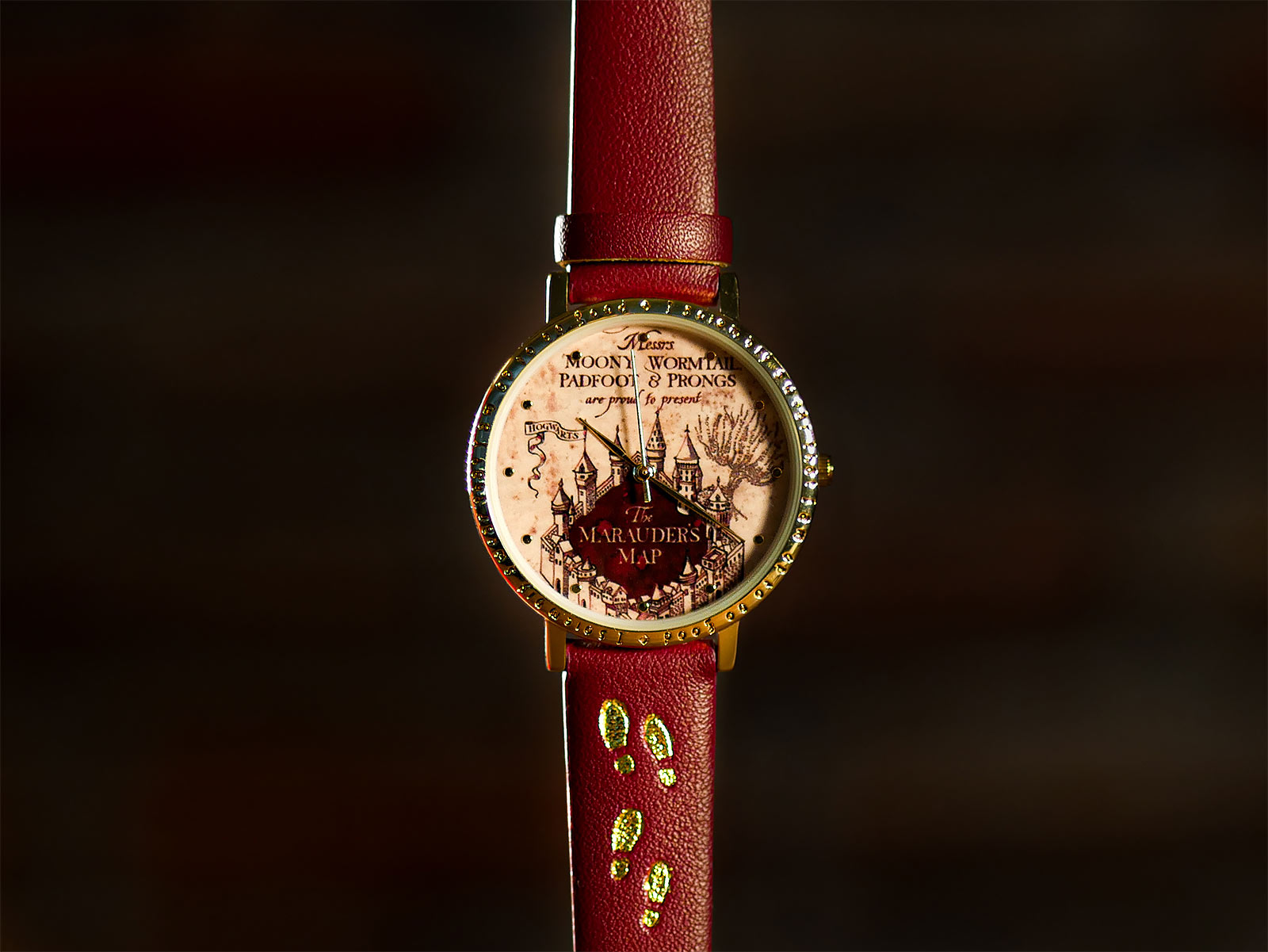 elbenwald-harry-potter-karte-des-rumtreibers-armbanduhr image 6